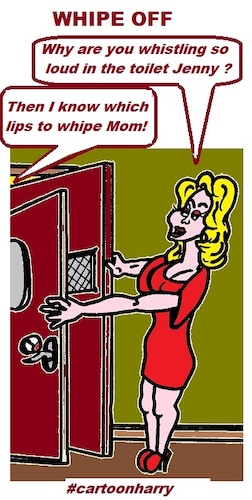 Cartoon: Whipe Off (medium) by cartoonharry tagged whipe,cartoonharry