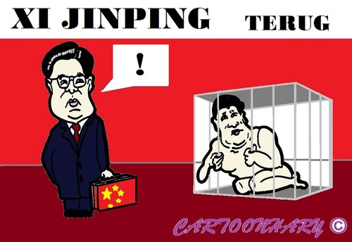 Cartoon: Xi Jinping (medium) by cartoonharry tagged xijinping,xi,china,hu,cartoon,kooi,cartoonist,cartoonharry,dutch,toonpool