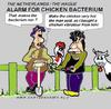 Cartoon: Alarm (small) by cartoonharry tagged farmer,holland,chicken,vibror,cartoonharry