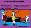 Cartoon: Aleine (small) by cartoonharry tagged familie,freunden,essen,aleine