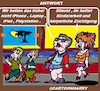 Cartoon: Antwort (small) by cartoonharry tagged antwort,mutter,tochter,familie,jungs,kinder