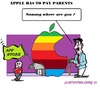 Cartoon: Apple Kids (small) by cartoonharry tagged apple,kids,parents,money,appstore