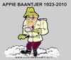 Cartoon: Baantjer (small) by cartoonharry tagged appie baantjer decock crime dutch cartoonharry