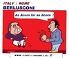 Cartoon: Berlusconi (small) by cartoonharry tagged silvio,berlusconi,italy,gone,away,out,churk,sexist,criminal,cartoon,caricature,cartoonist,cartoonharry,dutch,toonpool