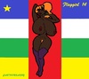 Cartoon: Central Africa (small) by cartoonharry tagged flag girl africa cartoon toonpool cartoonharry