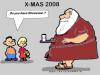 Cartoon: Christmas 2008 (small) by cartoonharry tagged recession kids santa
