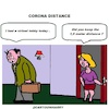 Cartoon: Corona Distance (small) by cartoonharry tagged cartoonharry