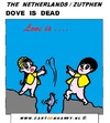 Cartoon: Dove is Dead (small) by cartoonharry tagged dead dove holland zutphen cartoon cartoonist cartoonharry dutch toonpool