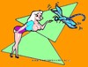 Cartoon: Dragonfly (small) by cartoonharry tagged insects girls nude cartoonharry dutch cartoonist toonpool