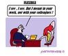 Cartoon: Fired (small) by cartoonharry tagged girl,work,ofdirector,colleguesfice,fired,flexible