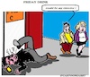 Cartoon: Friday (small) by cartoonharry tagged cartoonharry