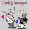 Cartoon: Gelukkig Nieuwjaar (small) by cartoonharry tagged nieuwjaarswens,cartoonharry,cartoon,knalkurk