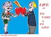 Cartoon: Give and Take (small) by cartoonharry tagged give,take,relationship