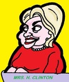 Cartoon: Hillary Clinton (small) by cartoonharry tagged hillary,bill,clinton,cigar,cartoon,comics,comic,comix,artist,foreign,office,usa,art,arts,drawing,cartoonist,cartoonharry,dutch,woman