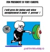Cartoon: Janet Yellen (small) by cartoonharry tagged yellen,fed,sixpercent