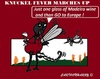 Cartoon: Knuckel Fever (small) by cartoonharry tagged knuckelfever,europe,marsch,madeira,tigermosquito,cartoon,cartoonist,cartoonharry,dutch,toonpool