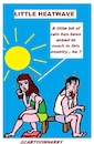 Cartoon: Little Heatwave (small) by cartoonharry tagged cartoonharry