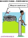 Cartoon: Michelle Obama (small) by cartoonharry tagged usa,whitehouse,michelle,obama,desserts,banned,cartoonharry