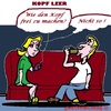 Cartoon: Nicht so (small) by cartoonharry tagged kopf,freimachen