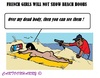 Cartoon: No French Beach Boobs (small) by cartoonharry tagged france,french,beach,boobs,girls
