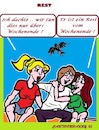 Cartoon: Nur am Wochenende (small) by cartoonharry tagged wochenende