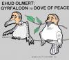 Cartoon: Olmert (small) by cartoonharry tagged duif
