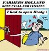 Cartoon: Open Up (small) by cartoonharry tagged open,door,farmer,holland,show,cartoon,cartoonist,cartoonharry,dutch,toonpool