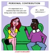Cartoon: Personal Contribution (small) by cartoonharry tagged cartoonharry