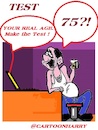 Cartoon: Real Age (small) by cartoonharry tagged test,age