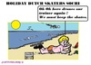 Cartoon: Sochi Beach (small) by cartoonharry tagged sochi,olympics,holiday,skater,beach,drone,trainer