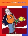 Cartoon: StartUp (small) by cartoonharry tagged holland,start,tulips,season