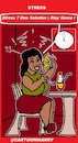 Cartoon: Stress (small) by cartoonharry tagged stress,woman