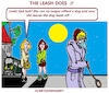 Cartoon: The Leash does (small) by cartoonharry tagged leash,dog,cartoonharry