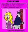 Cartoon: The Wink (small) by cartoonharry tagged boys,girls,wink