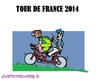 Cartoon: Tour de France (small) by cartoonharry tagged 2014,france,tour,wine