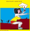 Cartoon: WhatsApp Addiction (small) by cartoonharry tagged whatsapp,addiction,cartoonharry