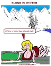 Cartoon: Winter Blond (small) by cartoonharry tagged winter,snow,cartoonharry,blond