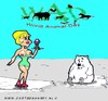 Cartoon: World Animal Day 2010 (small) by cartoonharry tagged polarbear,cheerup,cartoonharry