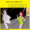 Cartoon: Wort 2017 (small) by cartoonharry tagged appunfall,2017