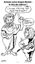 Cartoon: Aristotle against Merkel (small) by Zombi tagged aristotle,merkel,work,greece,germany