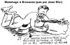 Cartoon: George Brassens (small) by Zombi tagged georges,brassens,singer,french