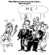 Cartoon: Lady Gag (small) by Zombi tagged lady,gaga,mitt,romney,newt,gingrich,barack,obama,ron,paul,judas,iscariote