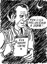 Cartoon: Louis Ferdinand Celine (small) by Zombi tagged cartoon,portrait,louis,ferdinand,celine