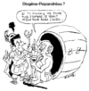Cartoon: Papandreou as Diogenes? (small) by Zombi tagged george,papandreou,nicolas,sarkozy,diogenes,europe,europa,greece,france,french