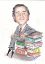 Cartoon: Abogado (small) by hualpen tagged libros