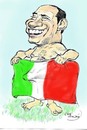 Cartoon: Berlusconi (small) by hualpen tagged berlusconi