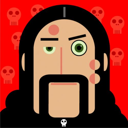 Cartoon: Lemmy (medium) by Hugh Jarse tagged lemmy,rock,singer,motorhead