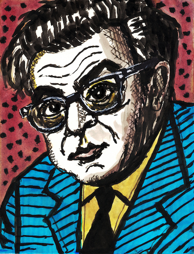 Cartoon: Erich Fried (medium) by Pascal Kirchmair tagged erich,fried,poet,lyriker,essayist,lyrik,theater,theatre,literatur,literature,schriftsteller,author,autor,autore,auteur,writer,illustration,ink,drawing,tusche,tuschezeichnung,zeichnung,pascal,kirchmair,cartoon,caricature,karikatur,ilustracion,dibujo,desenho,disegno,ilustracao,illustrazione,illustratie,dessin,de,presse,du,jour,art,of,the,day,tekening,teckning,cartum,vineta,comica,vignetta,caricatura,portrait,porträt,portret,retrato,ritratto,kunst,arte,artwork,erich,fried,poet,lyriker,essayist,lyrik,theater,theatre,literatur,literature,schriftsteller,author,autor,autore,auteur,writer,illustration,ink,drawing,tusche,tuschezeichnung,zeichnung,pascal,kirchmair,cartoon,caricature,karikatur,ilustracion,dibujo,desenho,disegno,ilustracao,illustrazione,illustratie,dessin,de,presse,du,jour,art,of,the,day,tekening,teckning,cartum,vineta,comica,vignetta,caricatura,portrait,porträt,portret,retrato,ritratto,kunst,arte,artwork