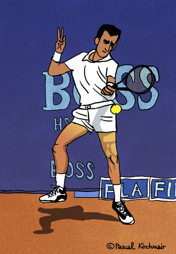 Cartoon: Guy Forget (medium) by Pascal Kirchmair tagged guy,forget,tennis,player,cartoon,vignetta,dessin,illustration,caricature,karikatur,tenis,tenista,atp,french,open,roland,garros,france,frankreich,capitaine,coupe,davis,guy,forget,tennis,player,cartoon,vignetta,dessin,illustration,caricature,karikatur,tenis,tenista,atp,french,open,roland,garros,france,frankreich,capitaine,coupe,davis