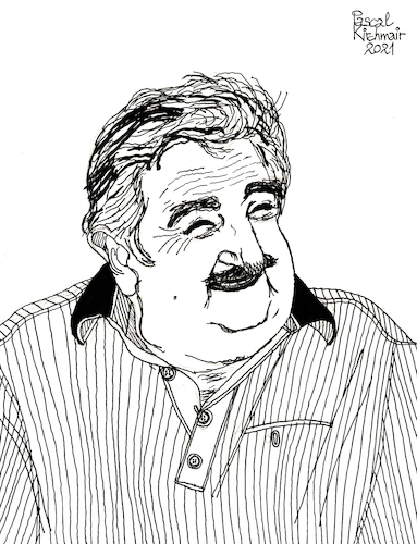 Cartoon: Jose Mujica (medium) by Pascal Kirchmair tagged jose,pepe,mujica,illustration,drawing,zeichnung,pascal,kirchmair,political,cartoon,caricature,karikatur,ilustracion,dibujo,desenho,ink,disegno,ilustracao,illustrazione,illustratie,dessin,de,presse,du,jour,art,of,the,day,tekening,teckning,cartum,vineta,comica,vignetta,caricatura,portrait,retrato,ritratto,portret,kunst,politiker,politician,politics,presidente,president,präsident,uruguay,jose,pepe,mujica,illustration,drawing,zeichnung,pascal,kirchmair,political,cartoon,caricature,karikatur,ilustracion,dibujo,desenho,ink,disegno,ilustracao,illustrazione,illustratie,dessin,de,presse,du,jour,art,of,the,day,tekening,teckning,cartum,vineta,comica,vignetta,caricatura,portrait,retrato,ritratto,portret,kunst,politiker,politician,politics,presidente,president,präsident,uruguay